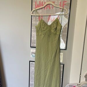 Princess Polly Olive Green Maxi Dress